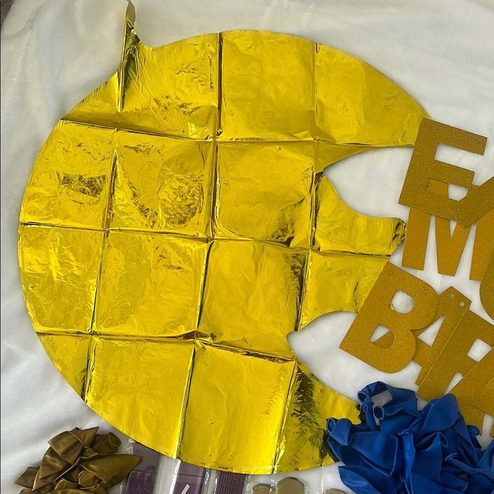 Black, Blue, Purple and Gold Eid Mubarak/Ramadan Celestial Party Decoration Set
